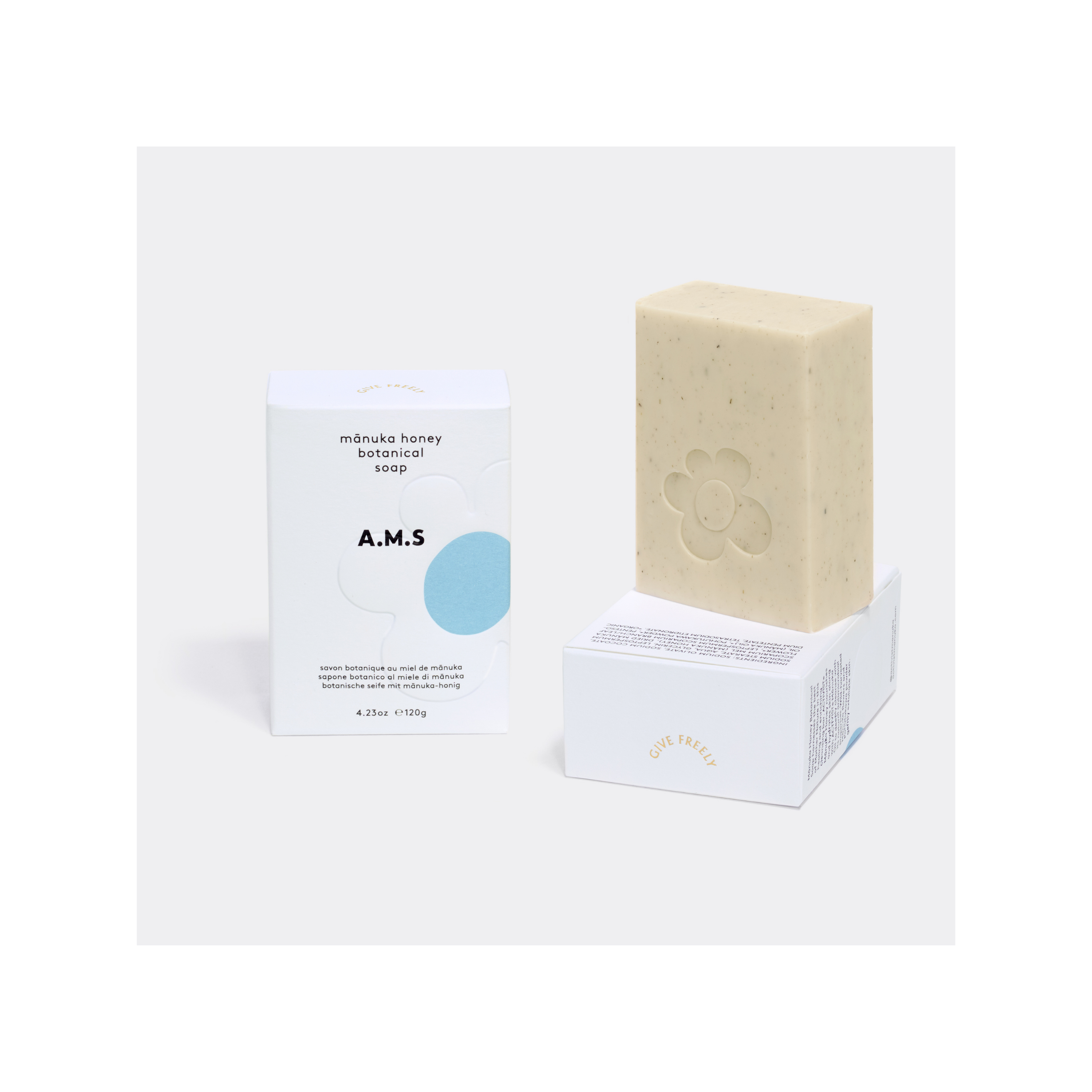 A.M.S Mānuka Honey Botanical Soap