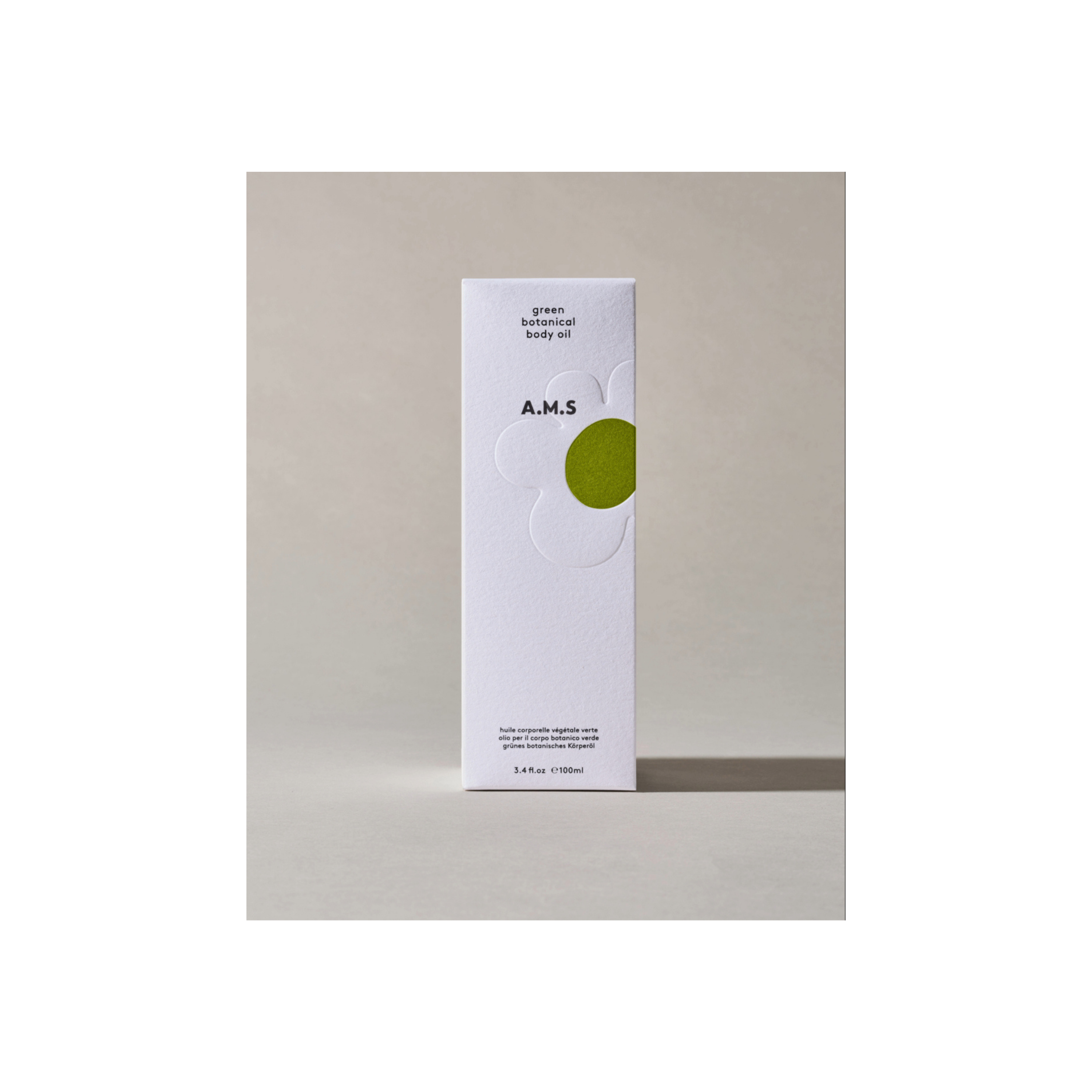 A.M.S Green Botanical Body Oil