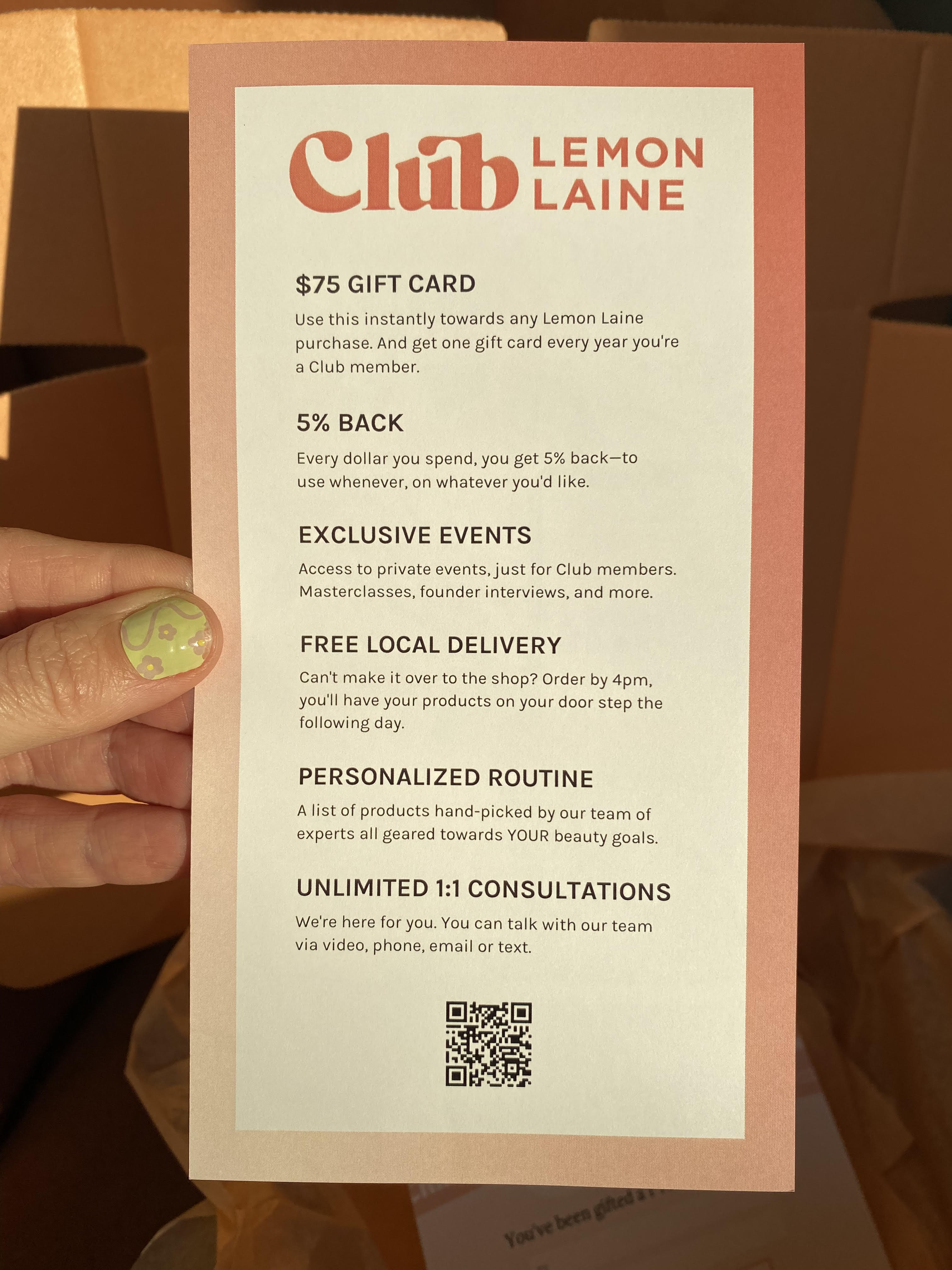 Gift Membership to Club Lemon Laine (1 year)