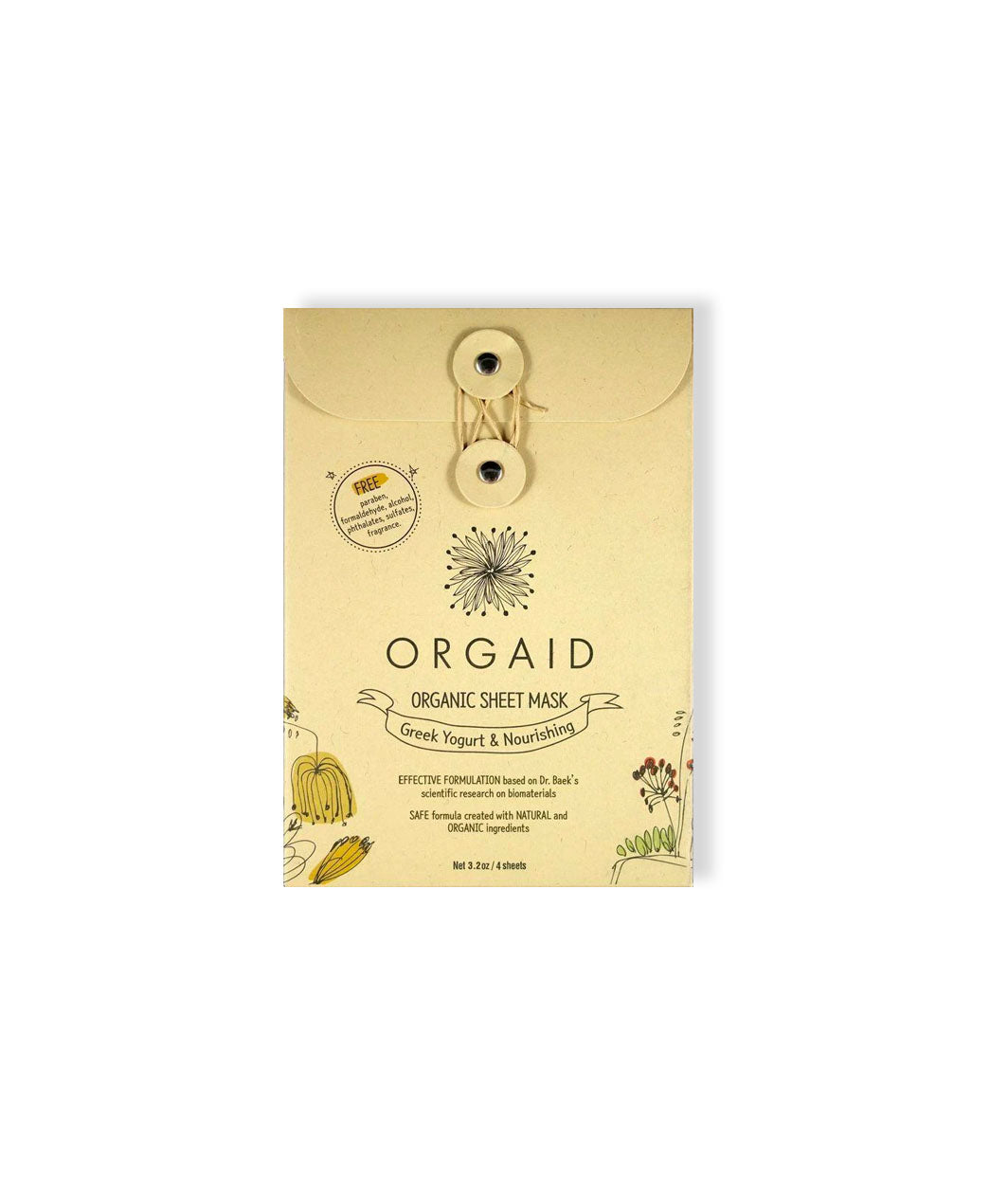 Greek Yogurt Nourishing Sheet Mask - LEMON LAINE - Masks - Orgaid